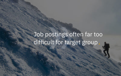 Job postings often far too difficult for target group (EN/NL)